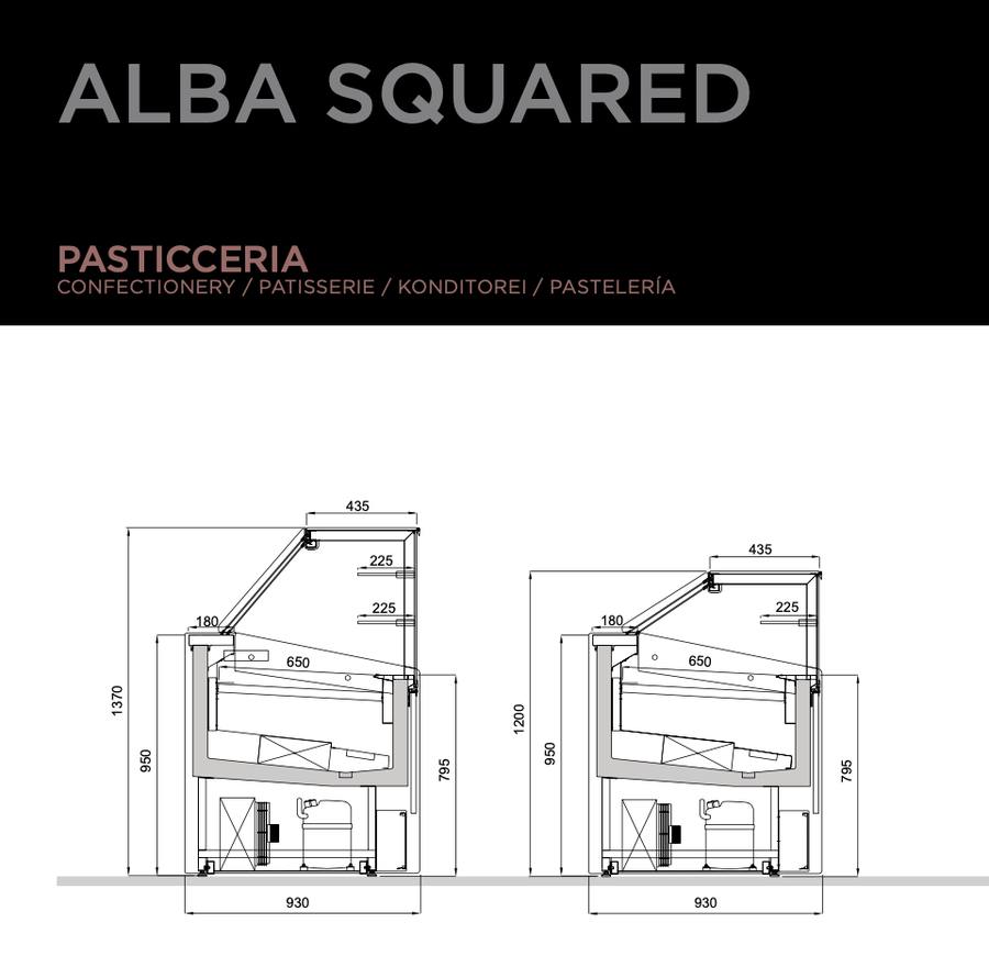 Technische Zeichnung Alba Squared