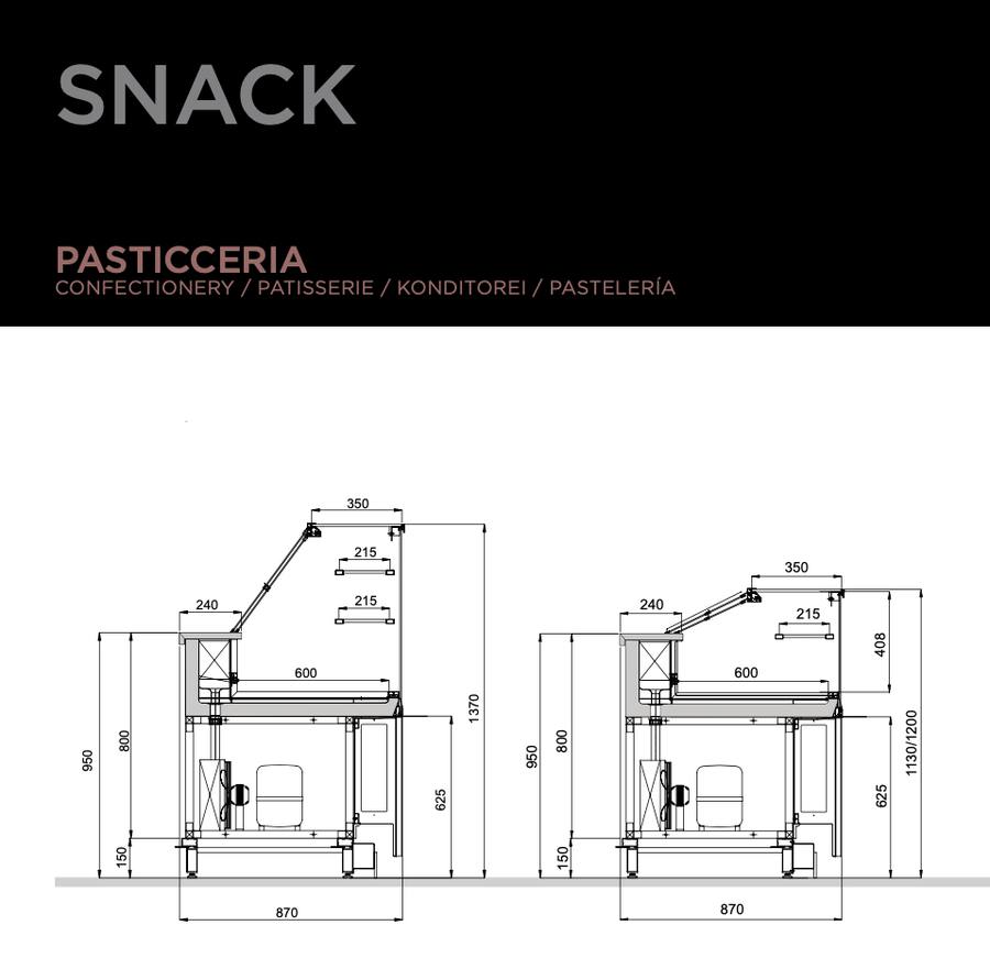 Technische Zeichnung Snack