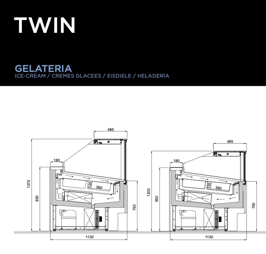Technische Zeichnung Twin